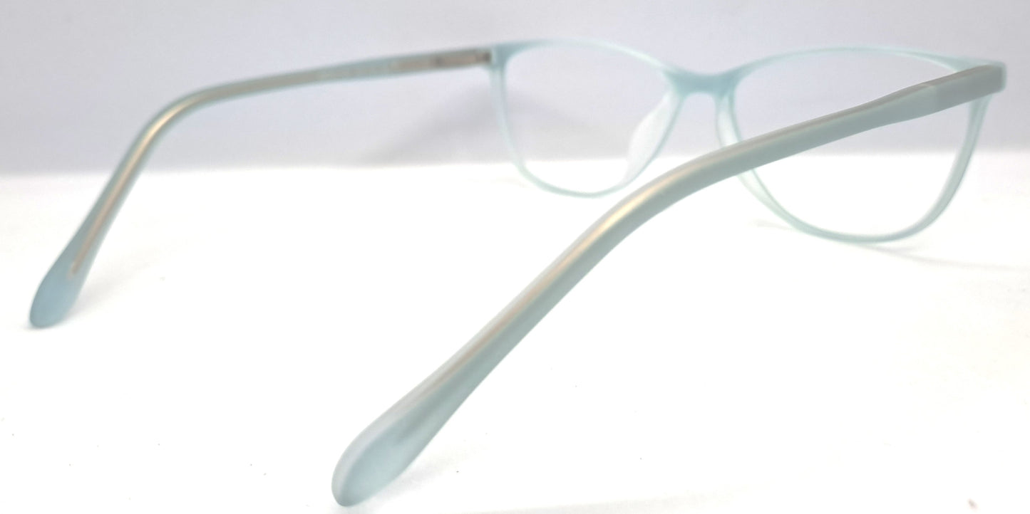 VE Teal Blue Cat Eye Frame for Men & Women