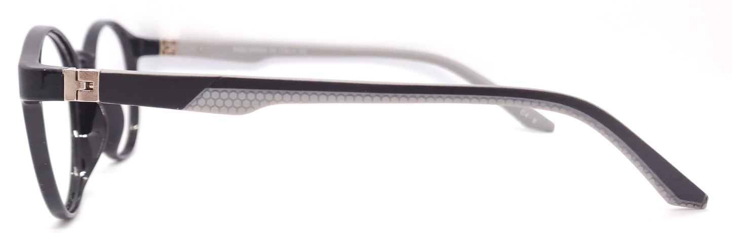 VE Black & Grey Round Frame for Men & Women