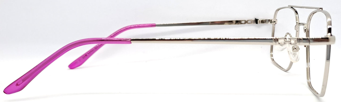 VE Purple & Silver Square Frame