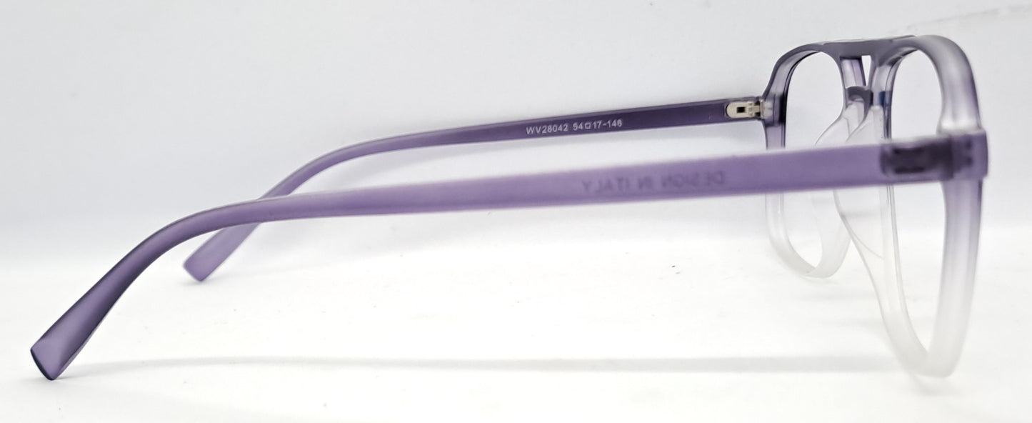 VE Purple & White Frame for Men & Women