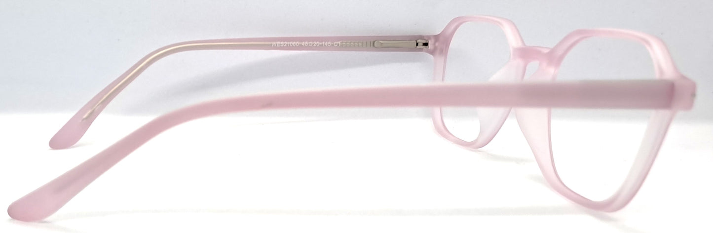 VE Pink Square Frame for Men & Women