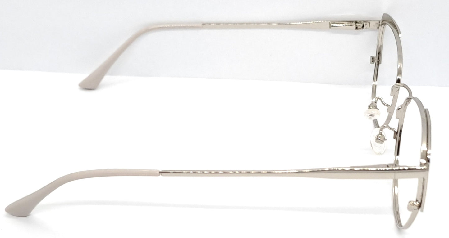 VE Cateye Silver Grey Frame