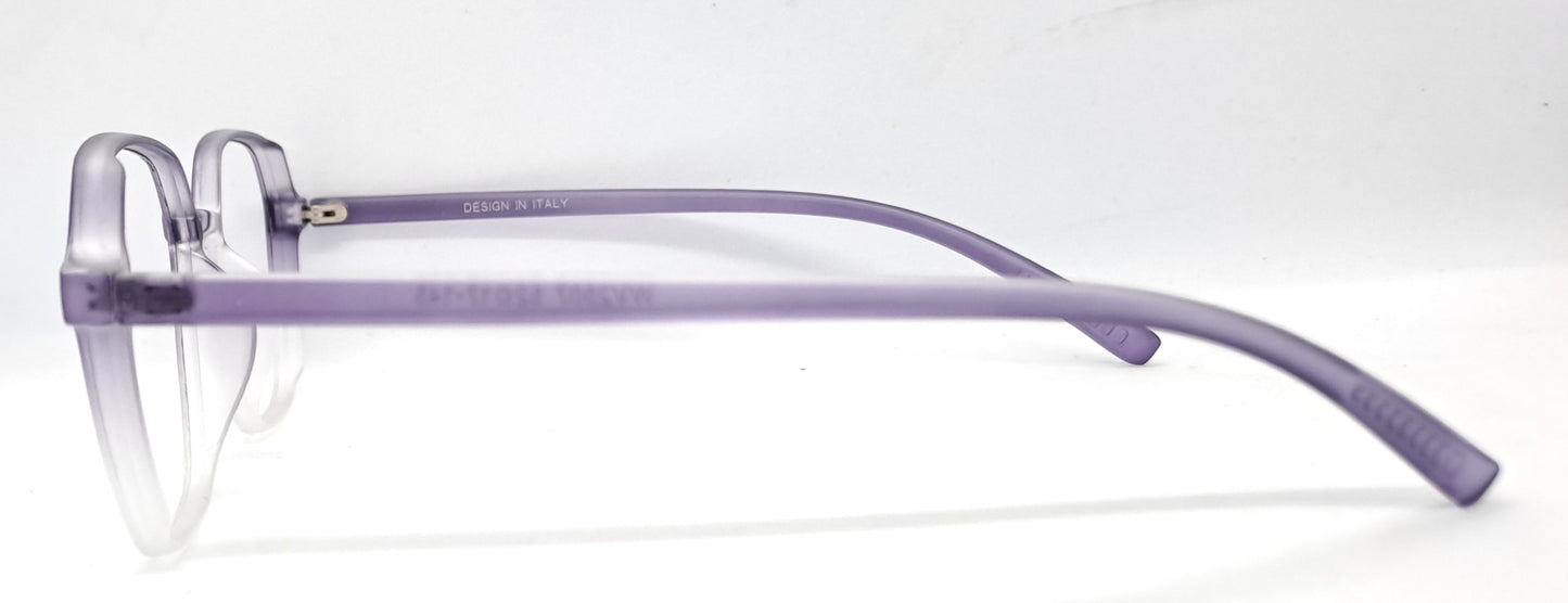 VE Purple & White Square Frame for Men & Women