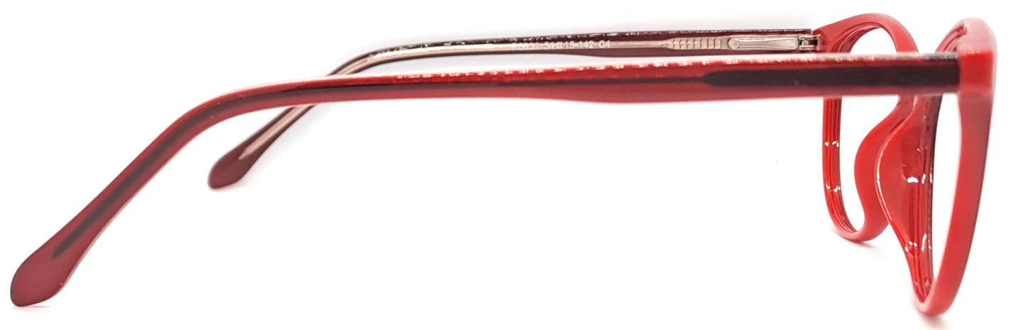 VE Red & Black Cat Eye Frame