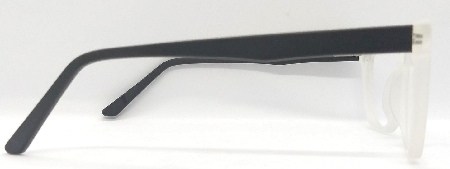 VE Transparent Square Hustle Frame for Men & Women