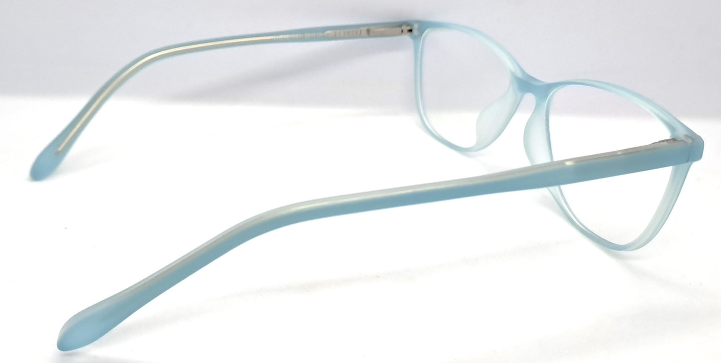 VE Blue Cat Eye Frame for Men & Women