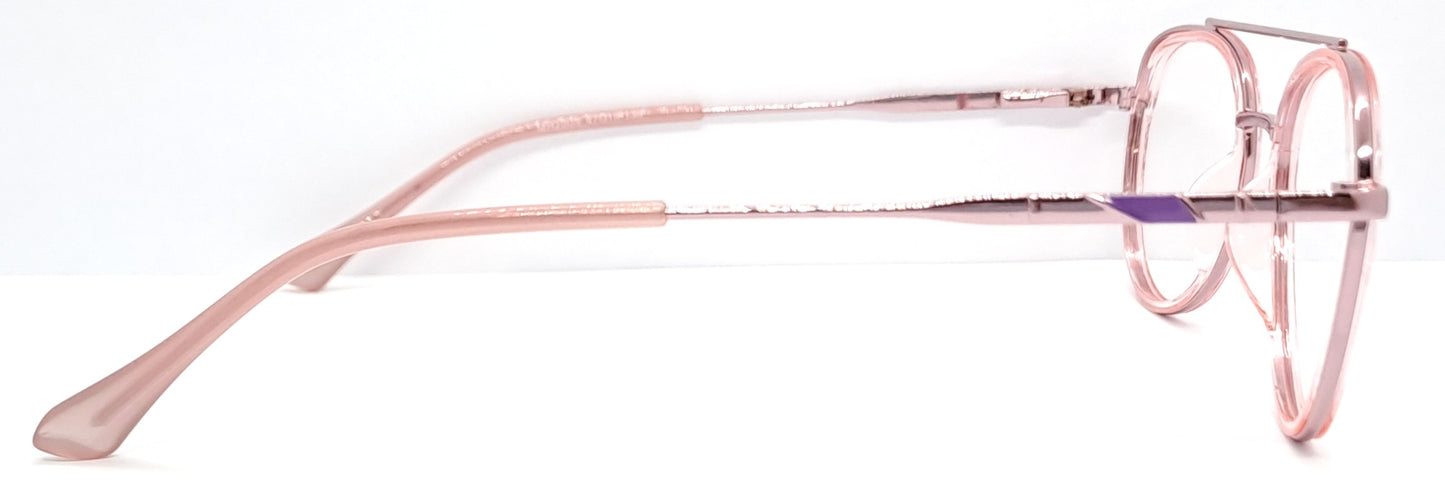VE Rose Gold Aviator Frame