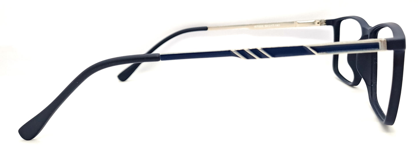 VE Blue Rectangle Frame for Men & Women