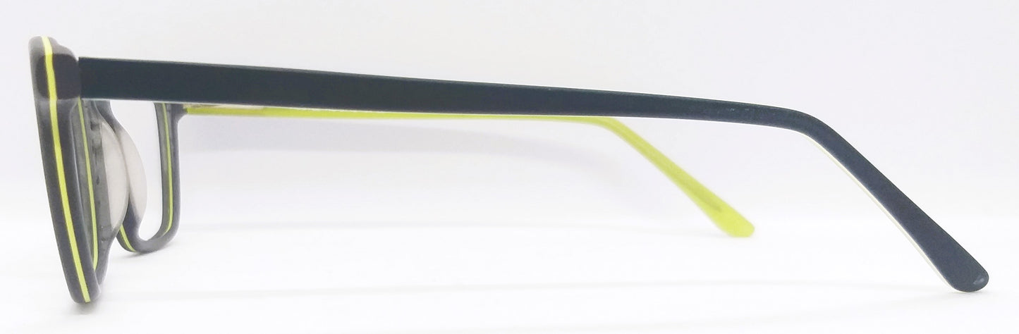 VE Graphite Rectangle Hustle Frame for Men & Women