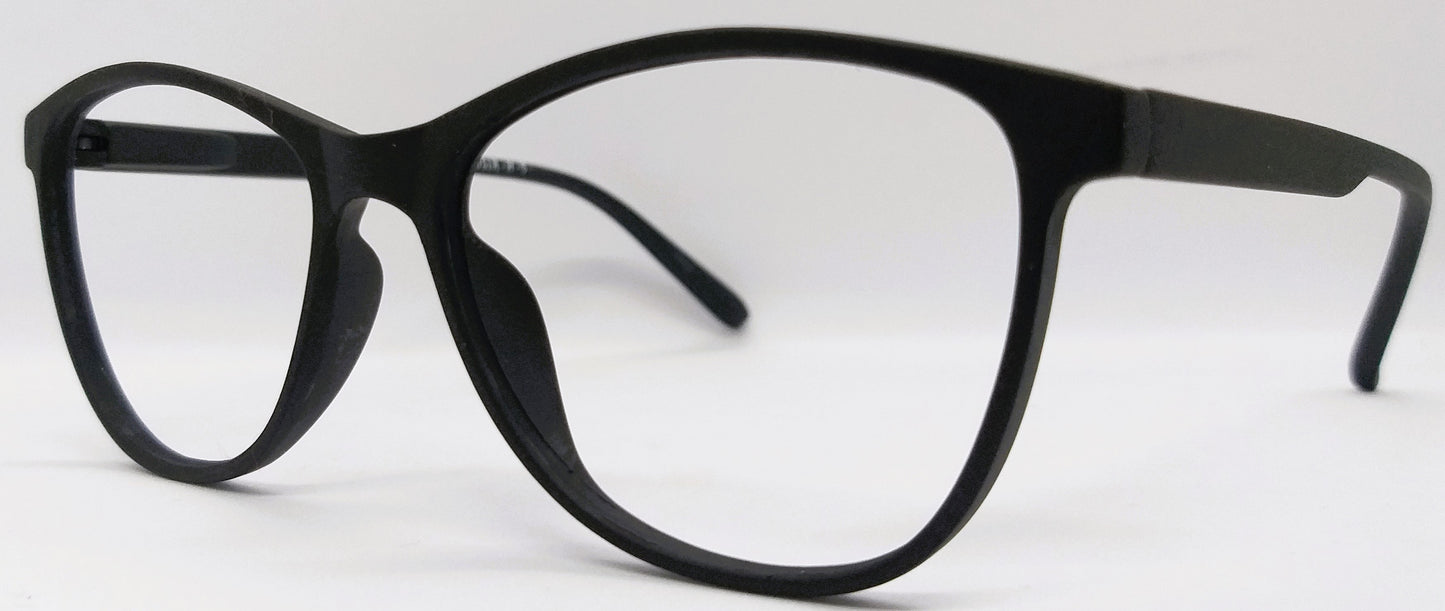 VE Black Round Frame for Men & Women