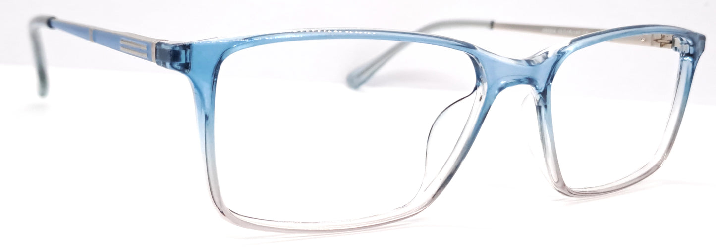 VE Rectangle Transparent Blue Frame