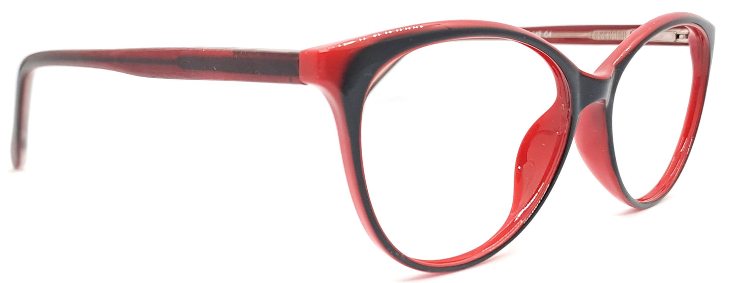 VE Red & Black Cat Eye Frame