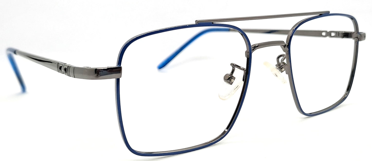 VE Blue & Black Square Frame