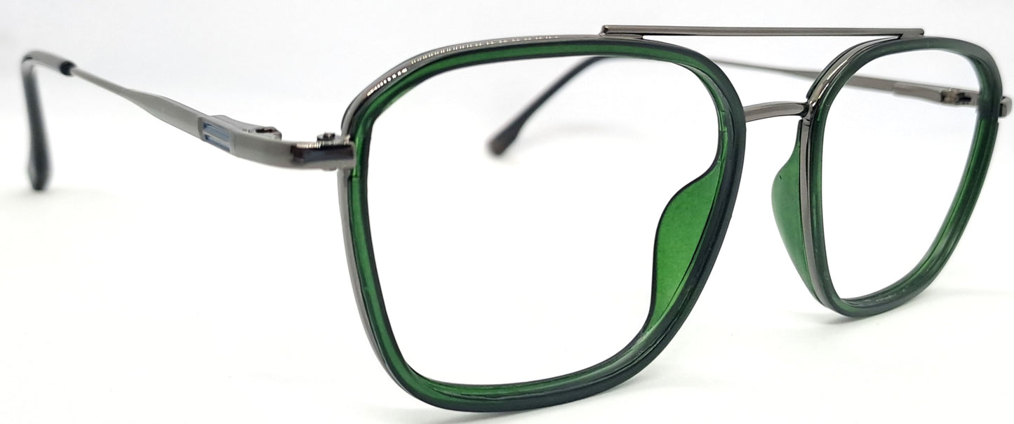 VE Ocean Green Square Computer Glass Frame