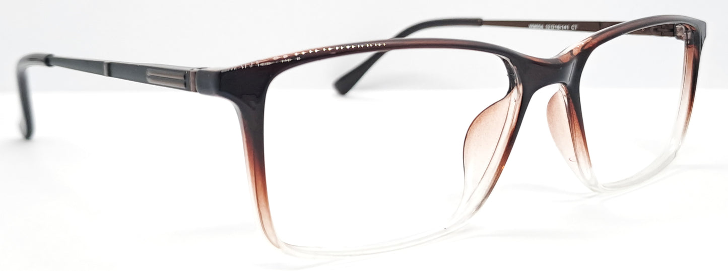 VE Rectangle Shiny Brown Frame