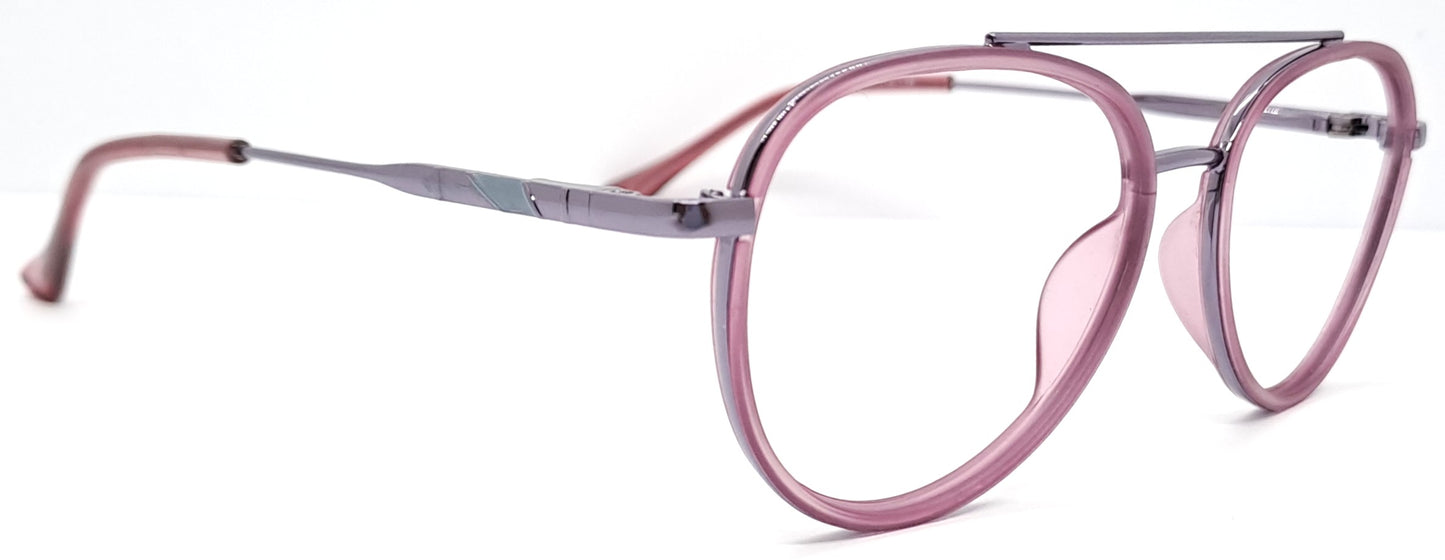 VE Pink Aviator Frame