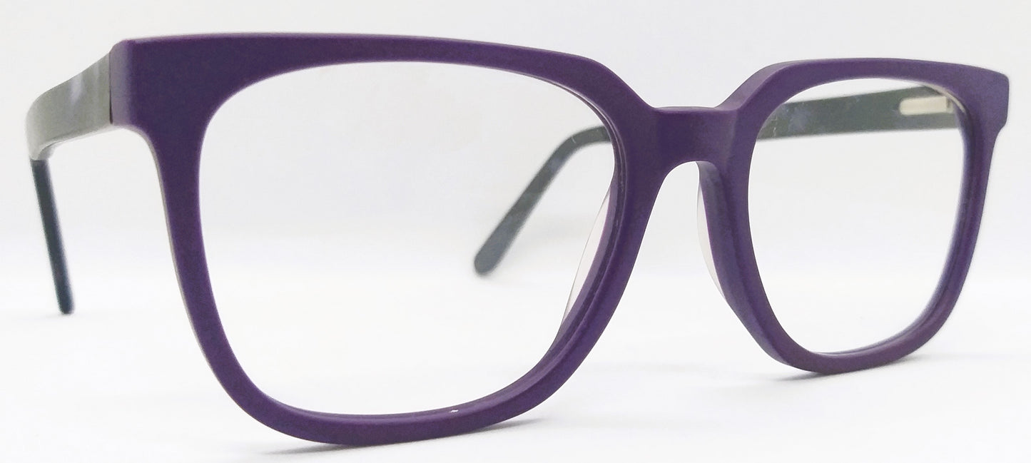 VE Violet Wayfarer Hustle Frame for Men & Women