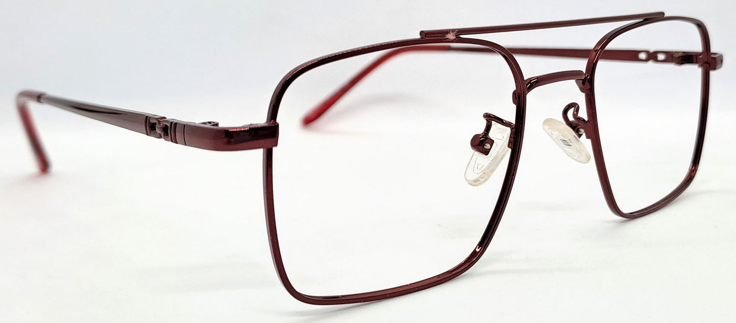 VE Maroon Square Frame
