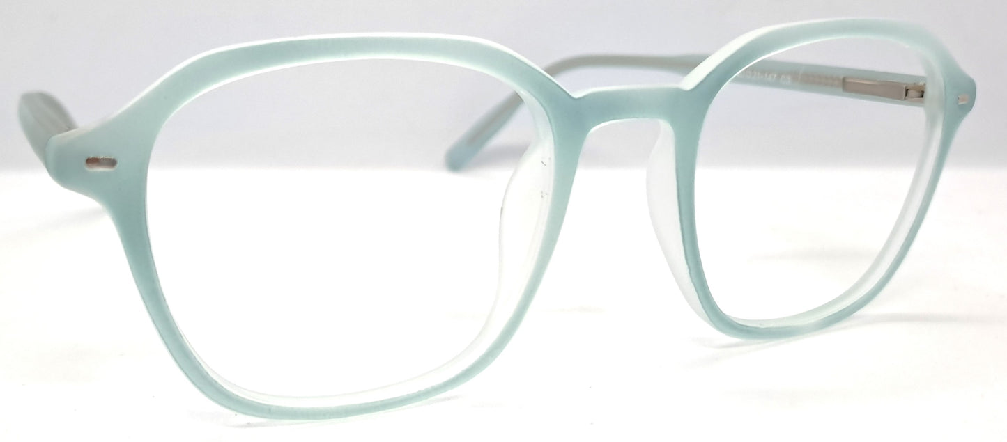 VE Light Blue Square Frame for Men & Women