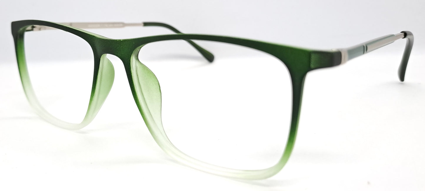 VE Green With White Rectangle Frame for Men & Women