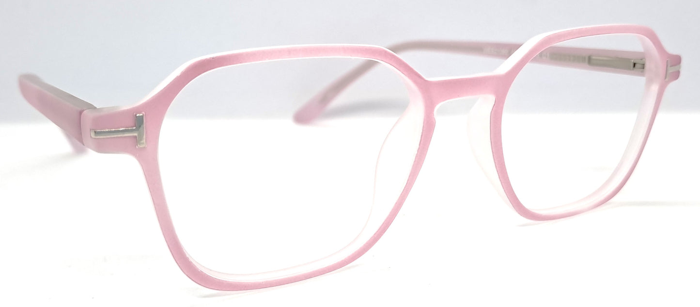 VE Pink Square Frame for Men & Women