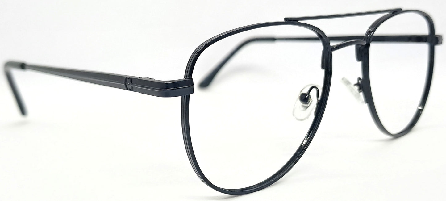 VE Black Aviator Frame for Men & Women