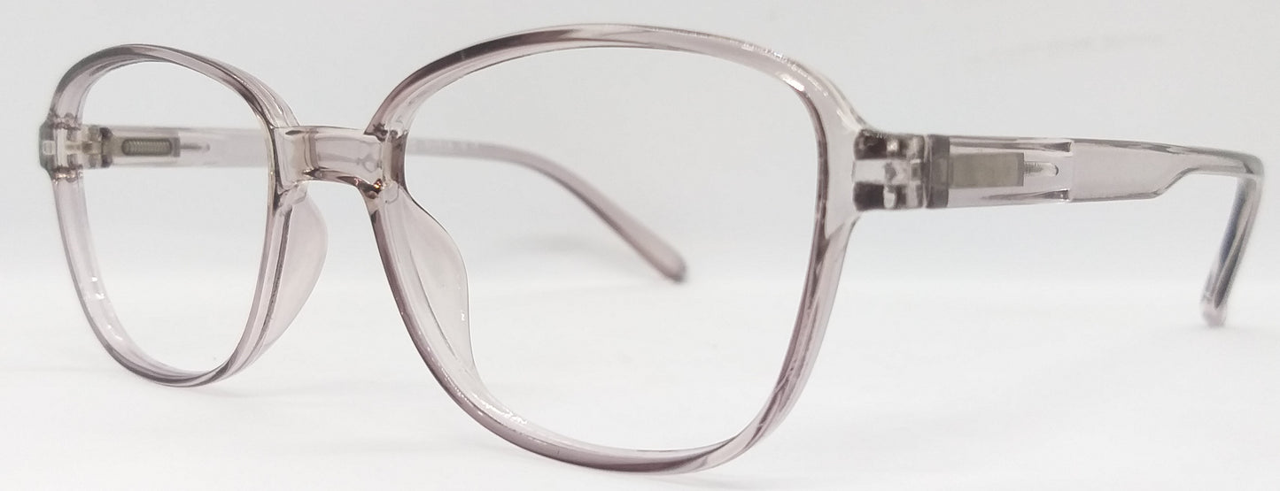 VE Transparent Square Frame for Men & Women