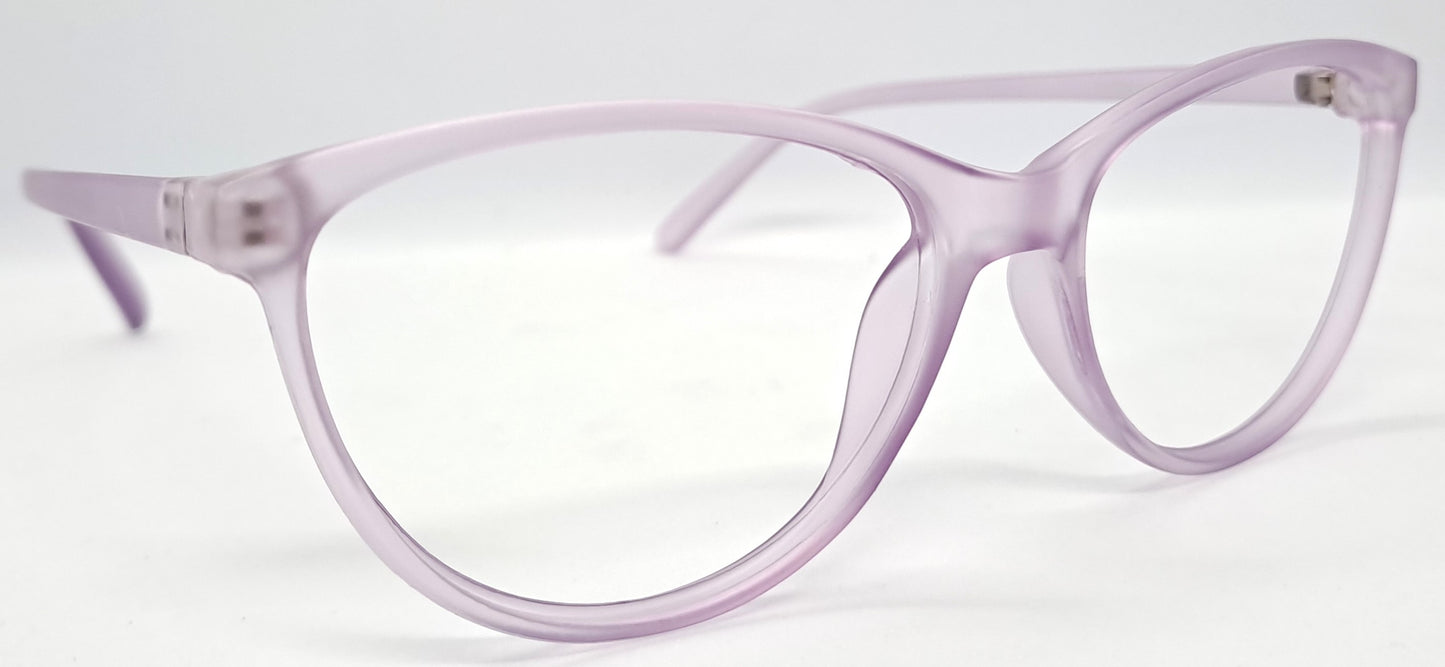 VE Purple Cat Eye Frame for Men & Women
