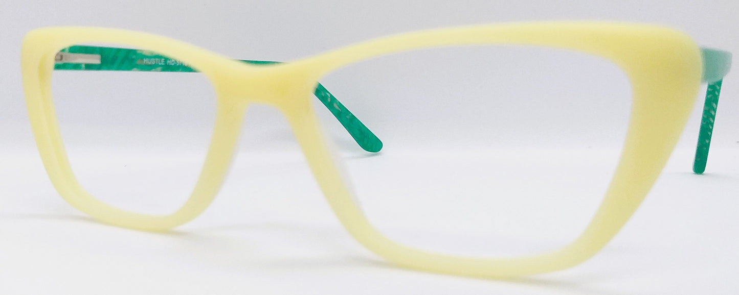 VE Lemon Cat Eye Hustle Frame for Men & Women