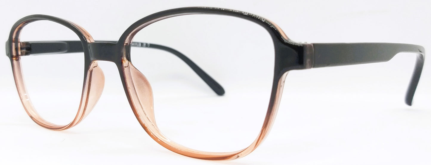 VE Black & Orange Square Frame for Men & Women