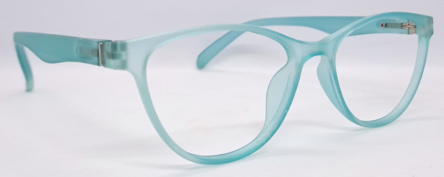 VE Air Teal Green Cat Eye Frame for Men & Women
