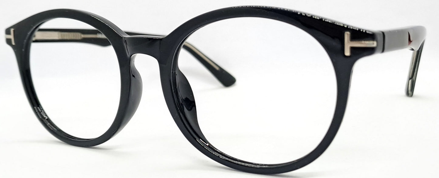 VE Black Round Frame