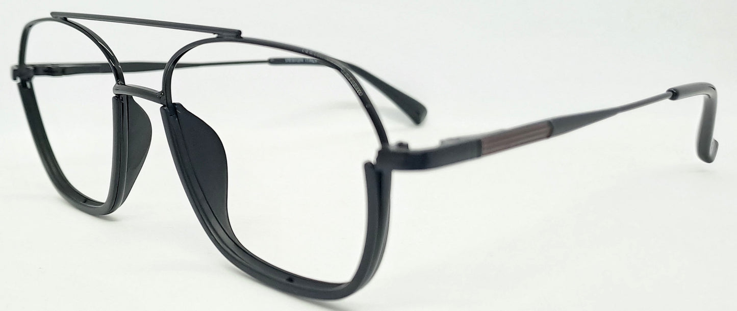 VE Black Square Frame for Men & Women