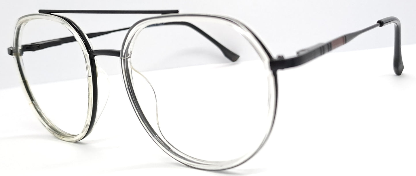 VE Round White Frame