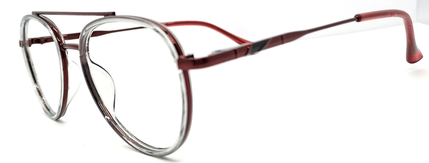VE Maroon Aviator Frame