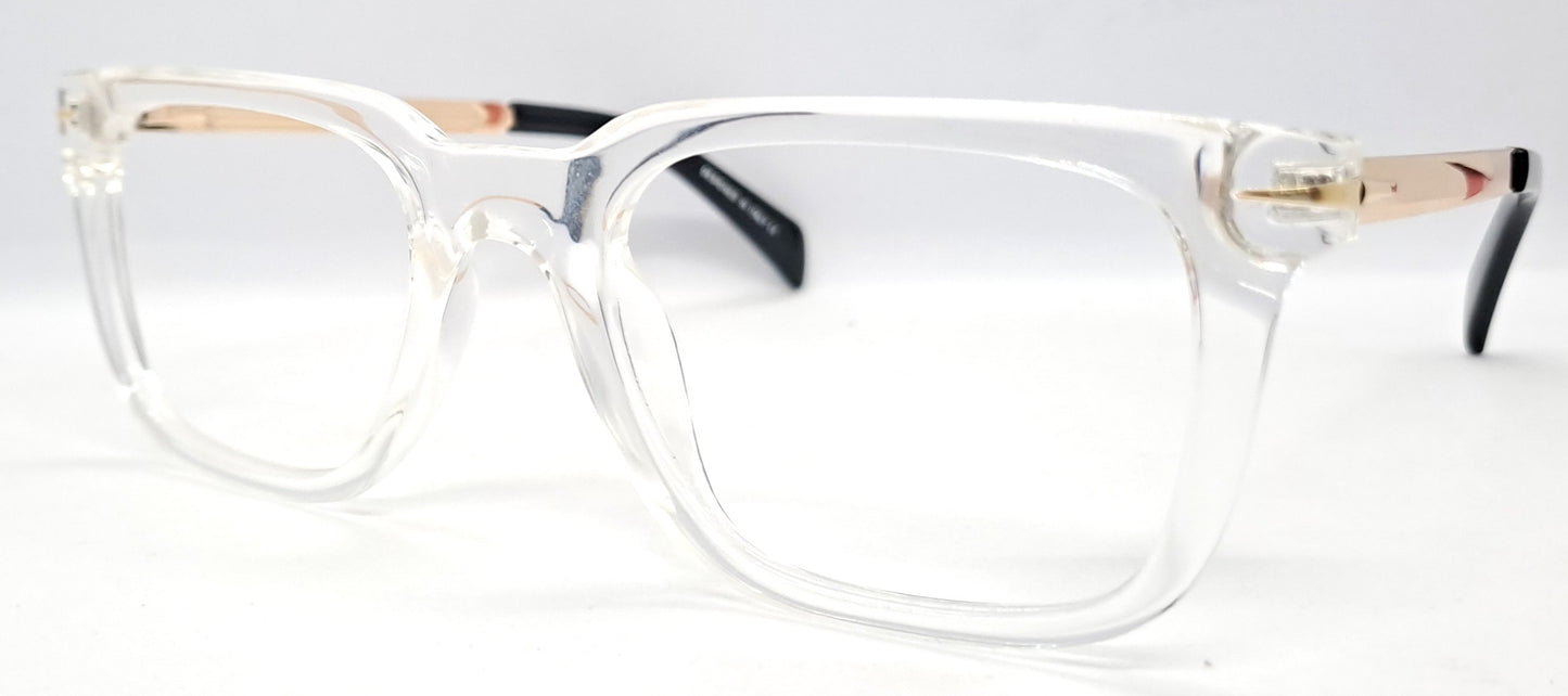VE Transparent Wayfarer Frame for Men & Women
