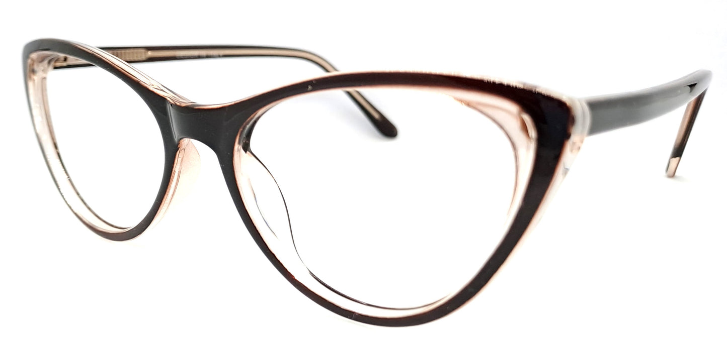 VE Brown Cat Eye Frame for Men & Women