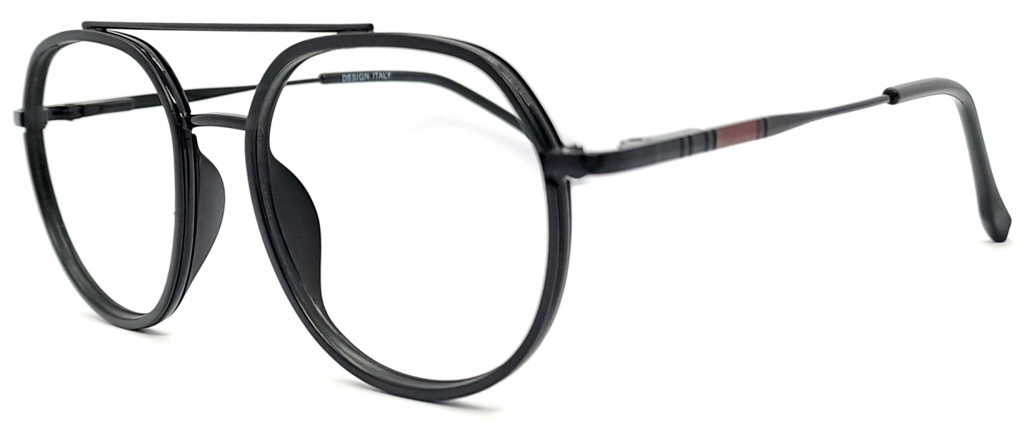 VE Round Black Frame